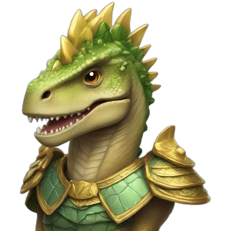 dinosaur emperor emoji