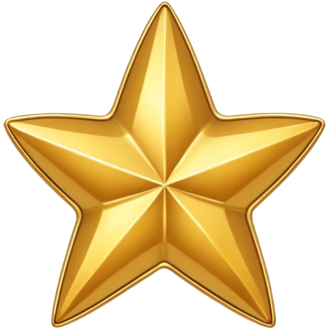 golden star-shaped trinket emoji