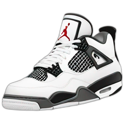 10000 dollar Jordan 4 emoji