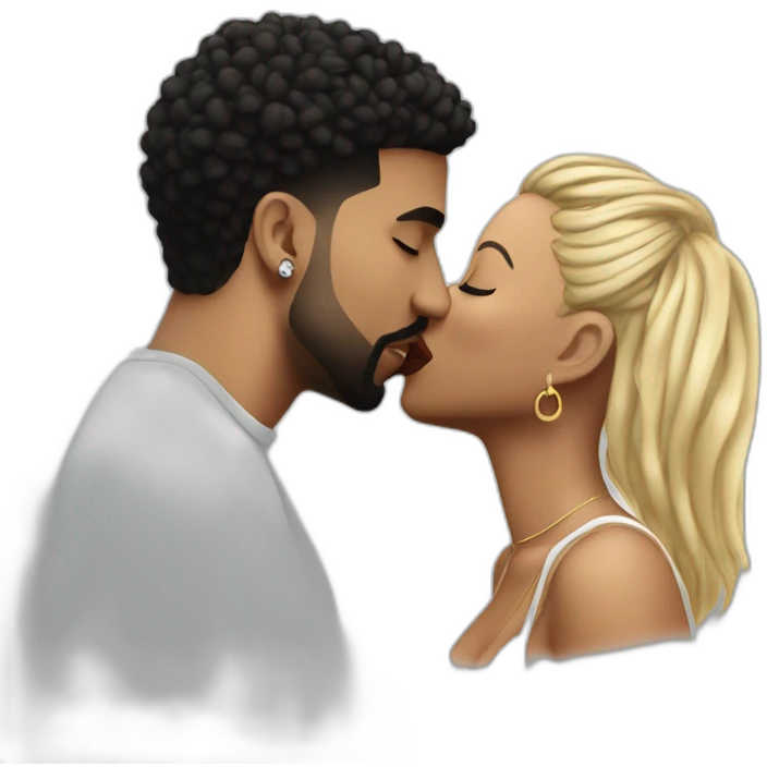 drake kissing 21 savage emoji