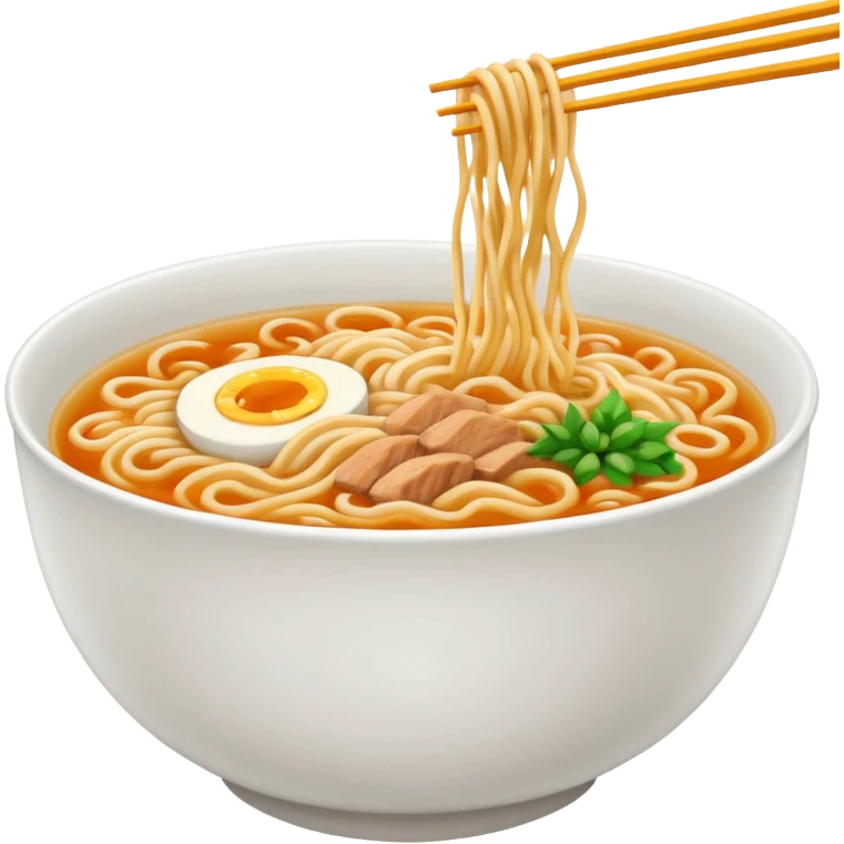fideos ramen sin sopa emoji