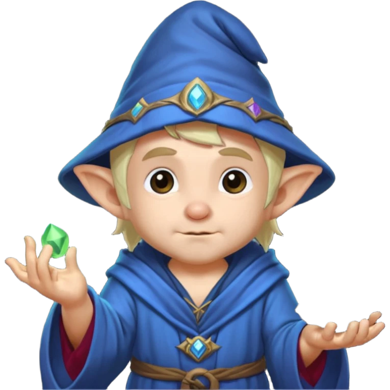 Male Gnome Mage World of Warcraft  emoji