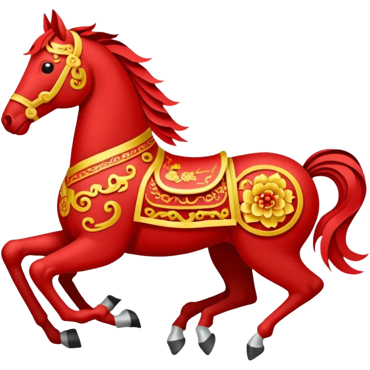 happy chinese new year horse year emoji
