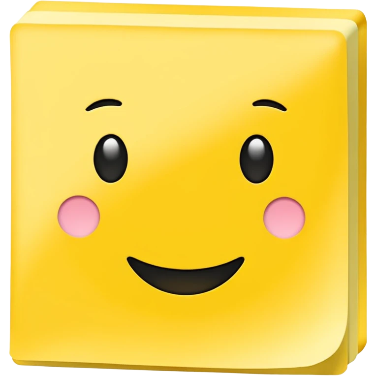 Post it note stationary  emoji
