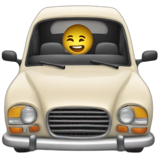 caht dans une voiture emoji