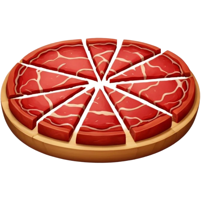 round meat slice emoji