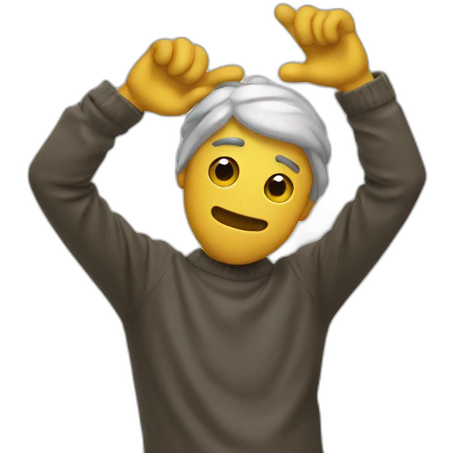 Homme qui dab emoji