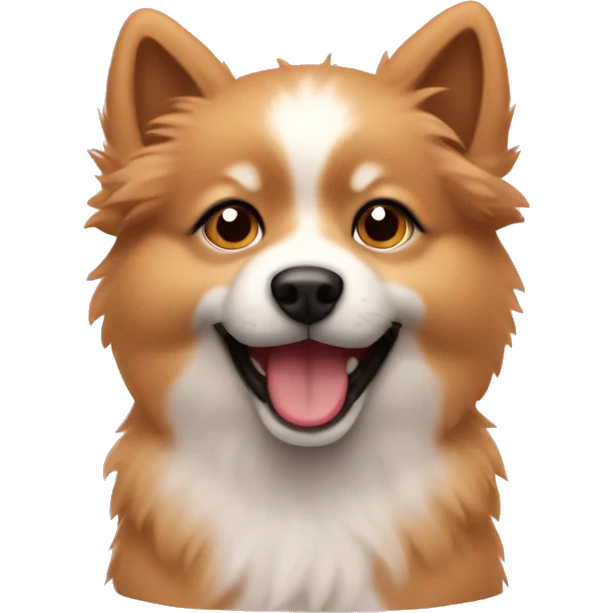 Spitz puppy emoji