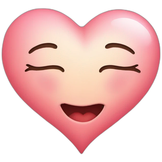 A Heart Who gives a kiss emoji
