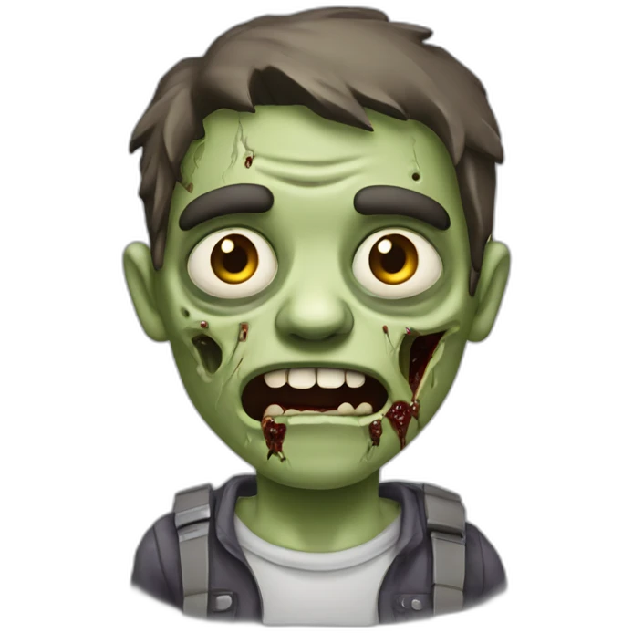 Zombie-qui-mange-un-humain emoji