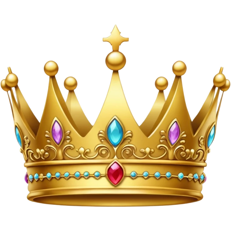 realistic crown emoji