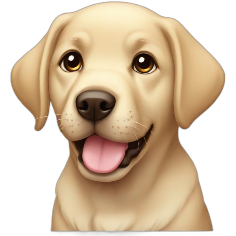 Labrador puppy cute  emoji