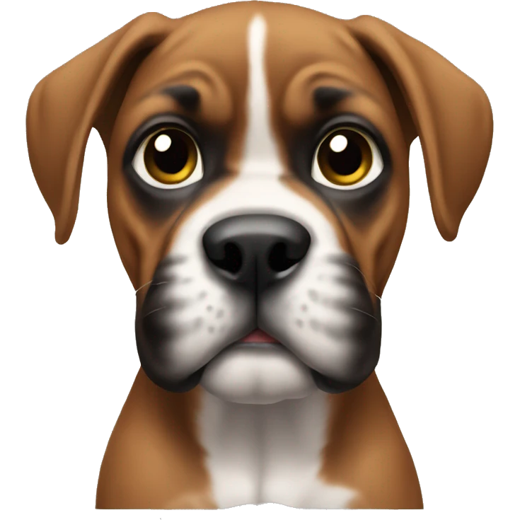 Boxer puppy emoji