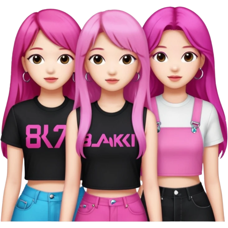 Blackpink group K-pop emoji