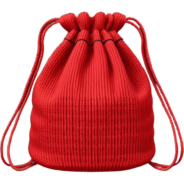 red Knitted Bag emoji
