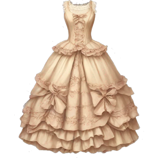 rococo dress emoji