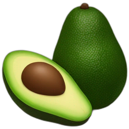 eating an avocado emoji