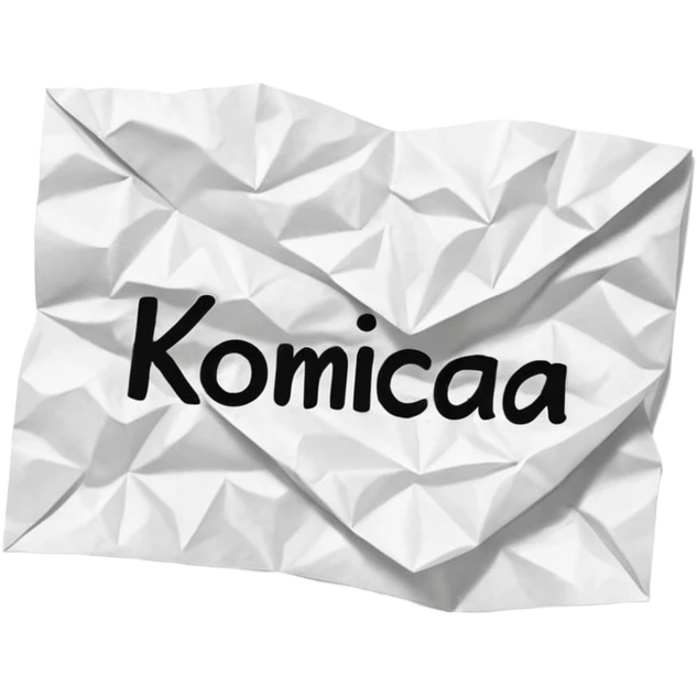 A piece of paper where the word is written “комиссия»  emoji