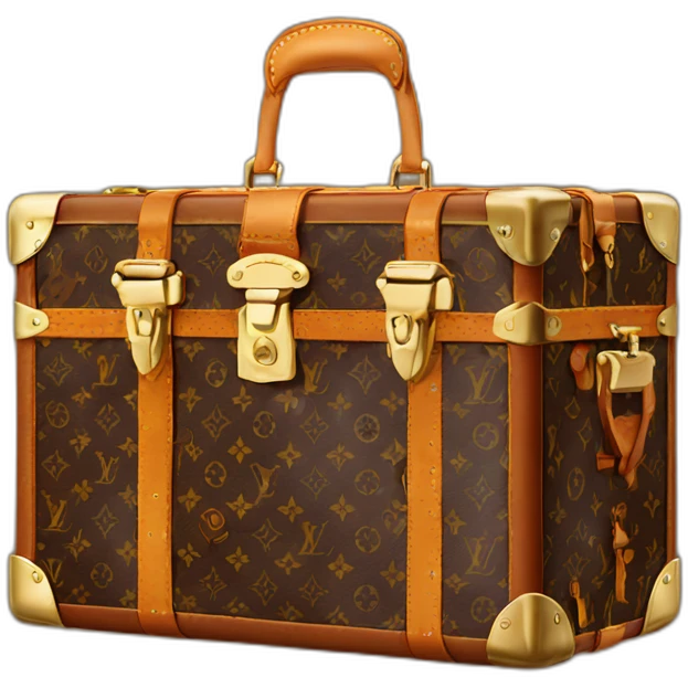 louis vuitton trunk luggage emoji