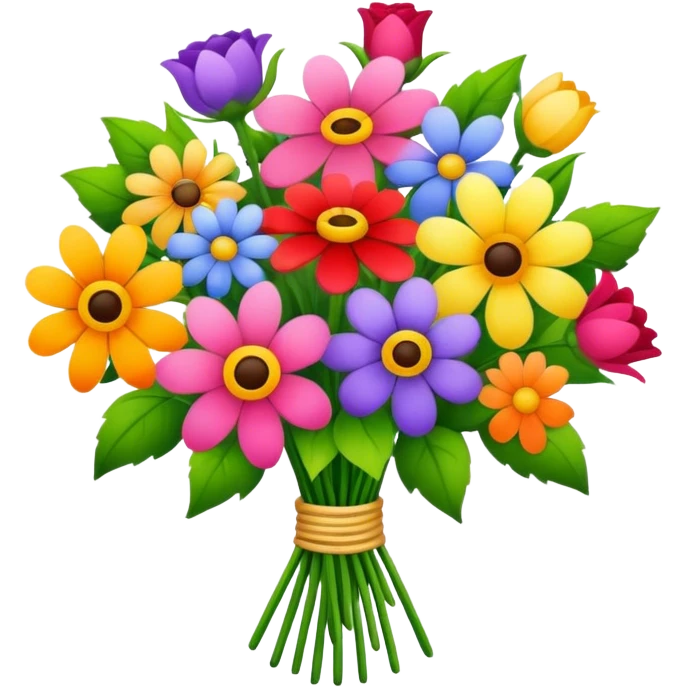 A bouquet of flowers emoji