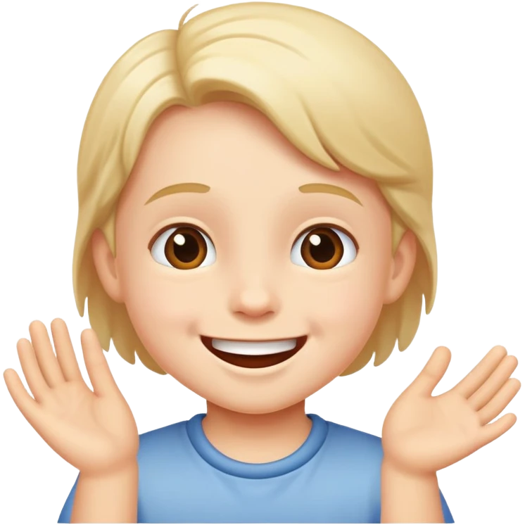 child playing emoji