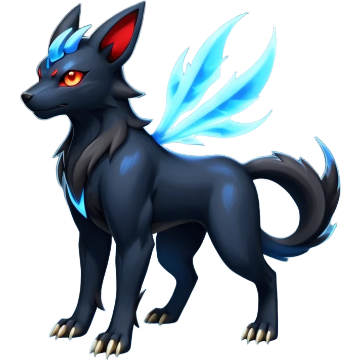 Umbreon-Luxray-Manectric-Houndoom-Pokémon-Fakémon-hybrid-creature emoji