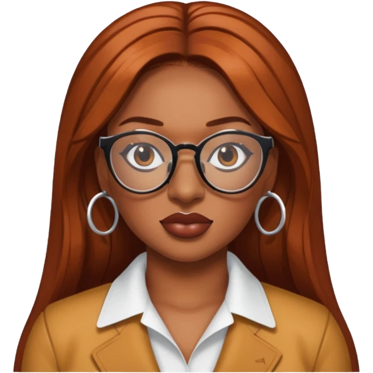 Megan Thee Stallion wear glasses emoji