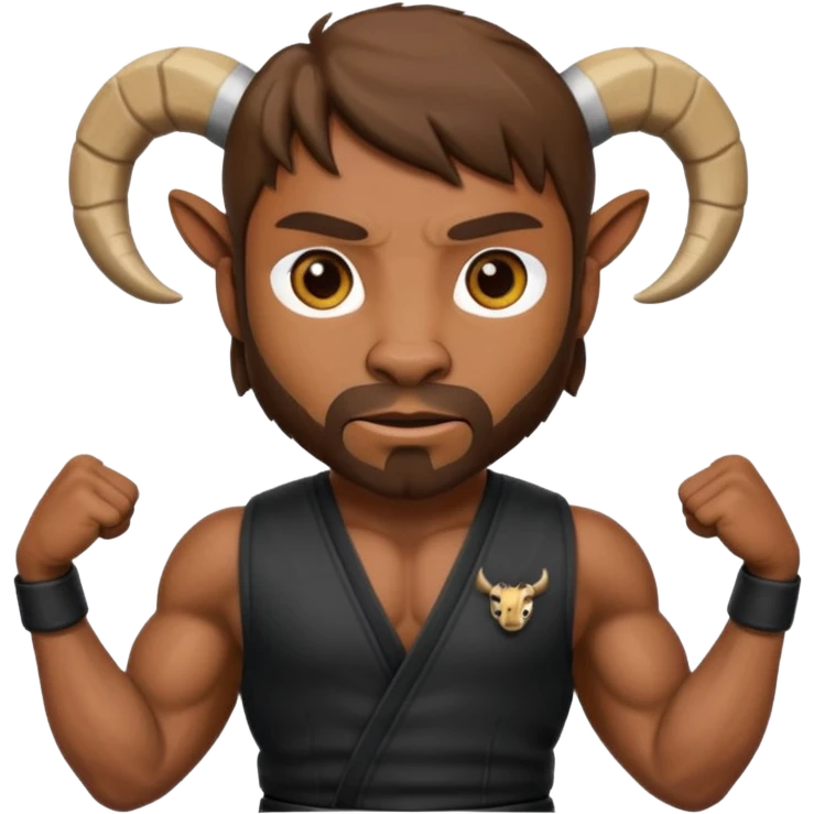 Goat as chuck Norris emoji