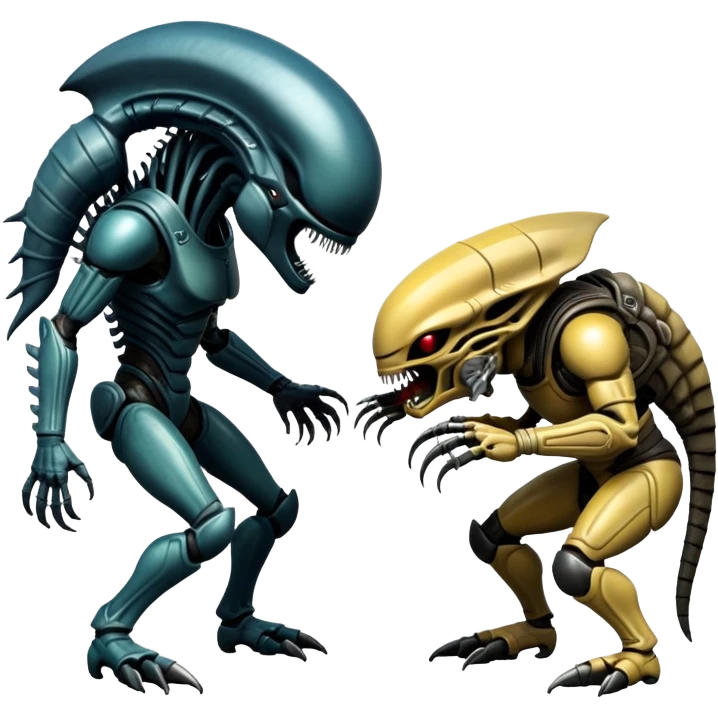 Alien vs predator emoji