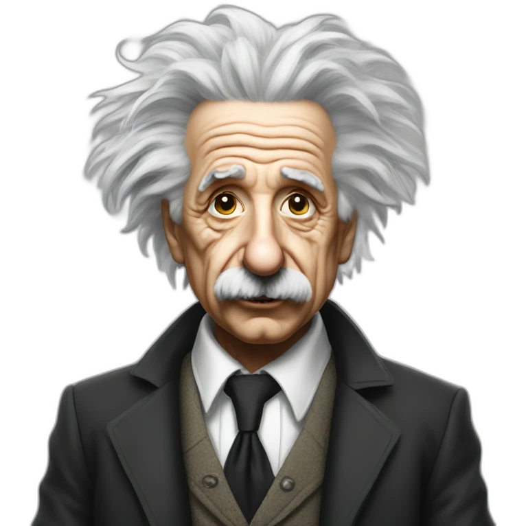 Einstein punk emoji