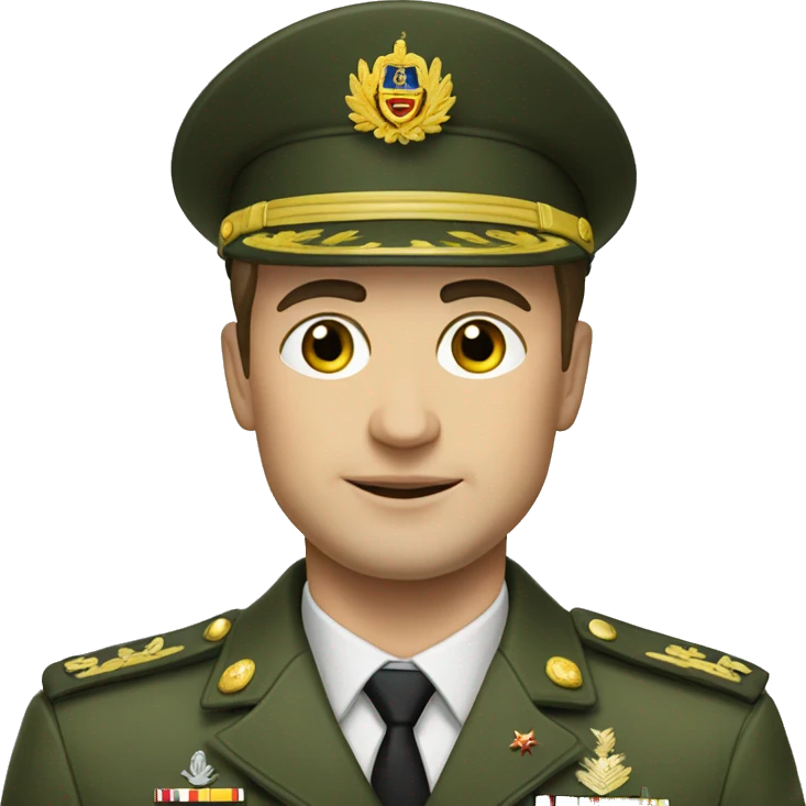Zelensky in military uniform emoji
