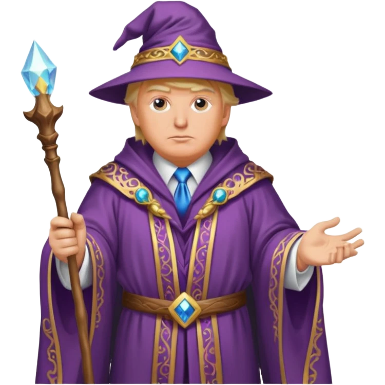 wizard donald trump emoji