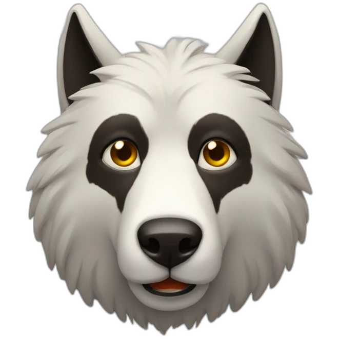 lobo con cara de oveja emoji