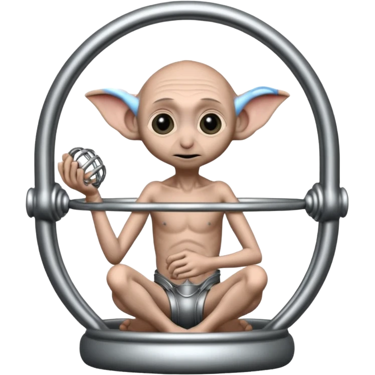 Dobby in chastity cage emoji