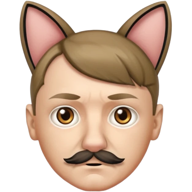 adolf hitler with cat ears  emoji