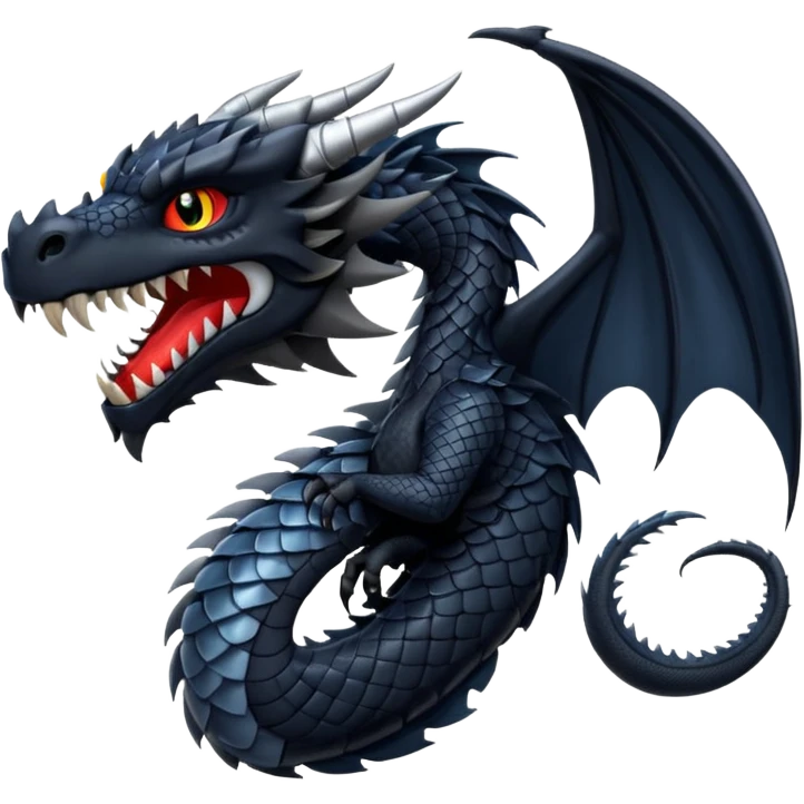 black dragon emoji