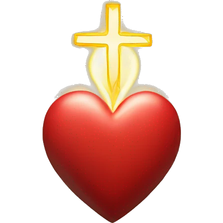 sacred heart emoji
