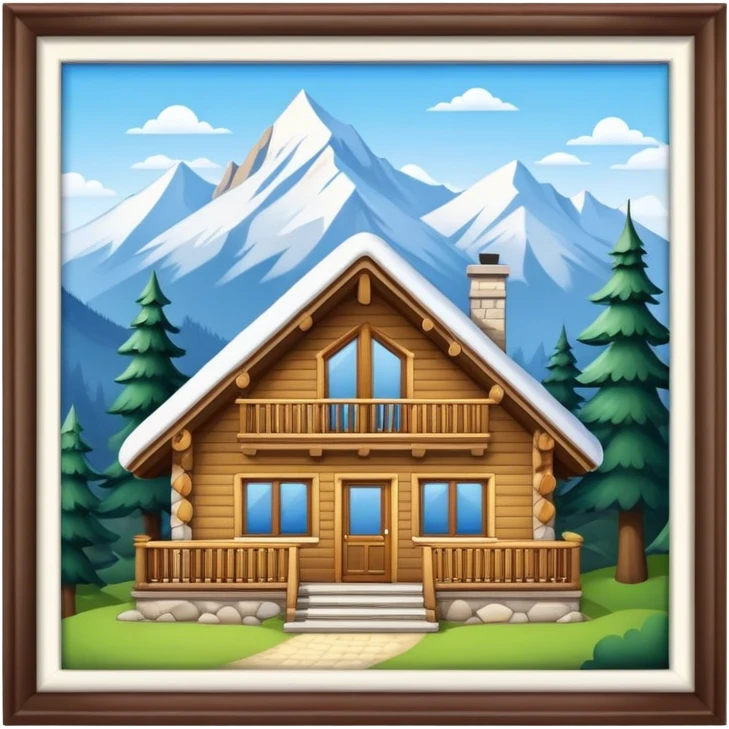 Chalet emoji