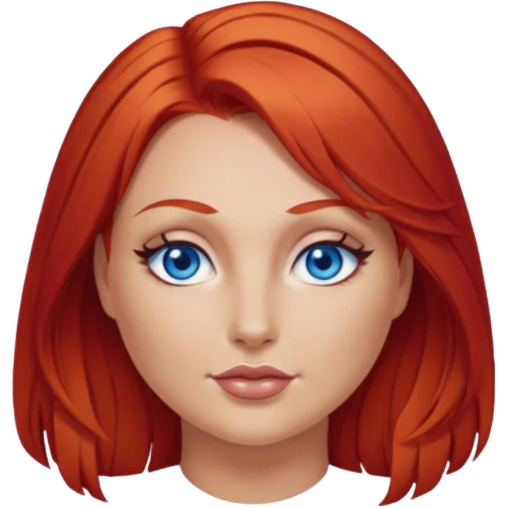 Big juicy booty buxom pawg with red hair and blue eyes emoji