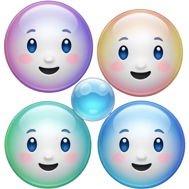 white bubbles emoji
