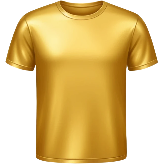 gold T Shirt  emoji