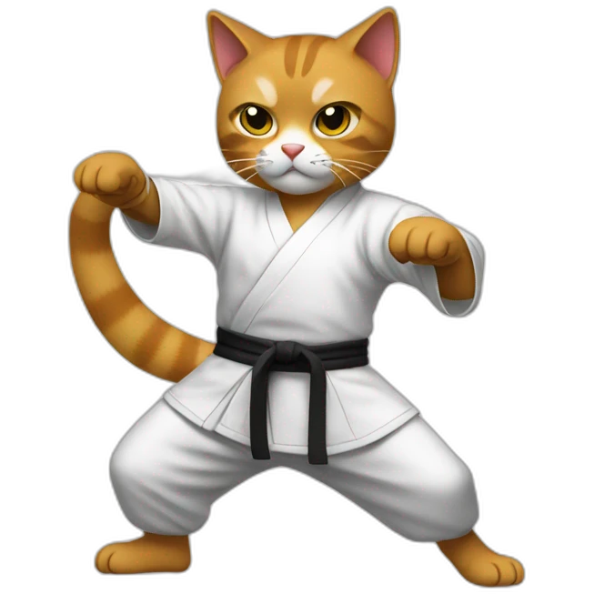 KUNG FU CAT emoji