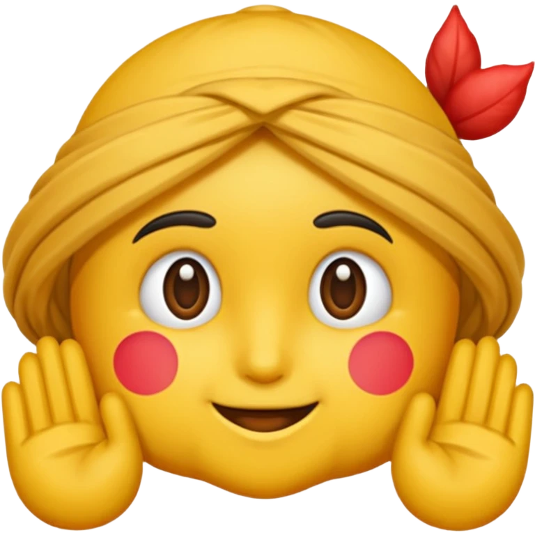 یک ایموجی ساده از میوه انار  emoji