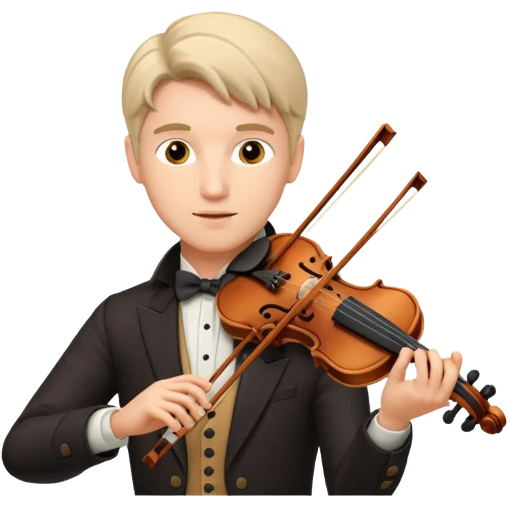 male violinist emoji