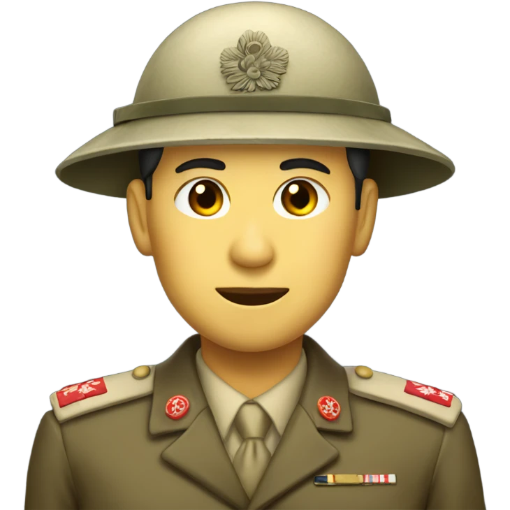 WWII Japanese Officer Soldier emoji