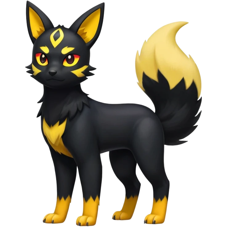 Litten-Umbreon-Hybrid (full body) emoji