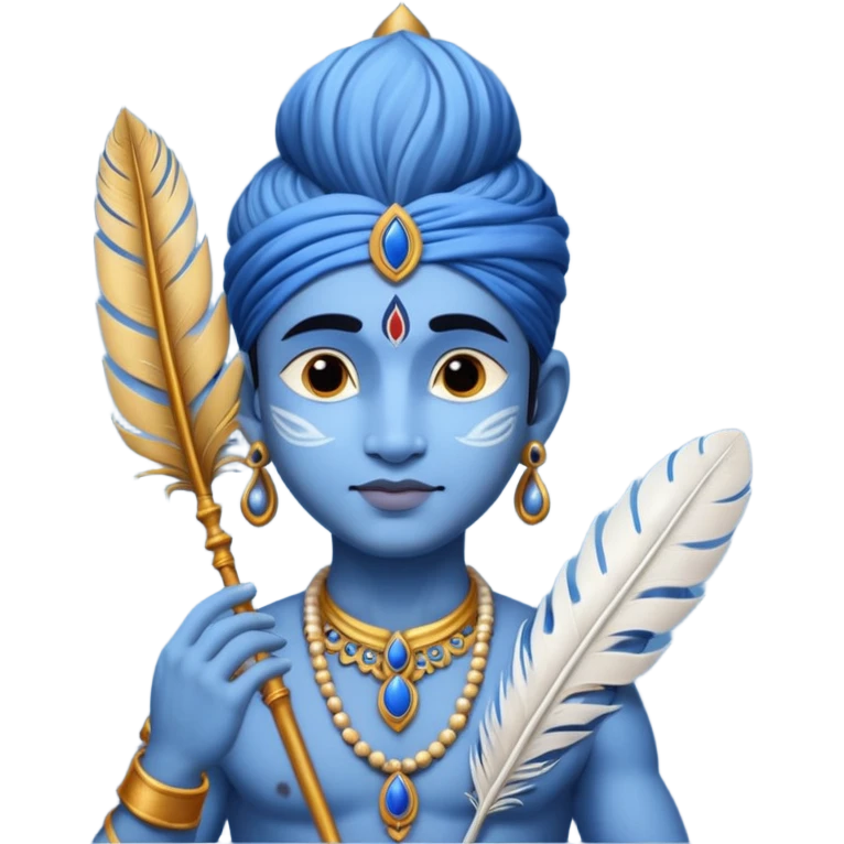 Krishna feather emoji