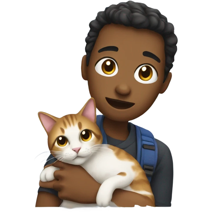 SOS with a cat emoji