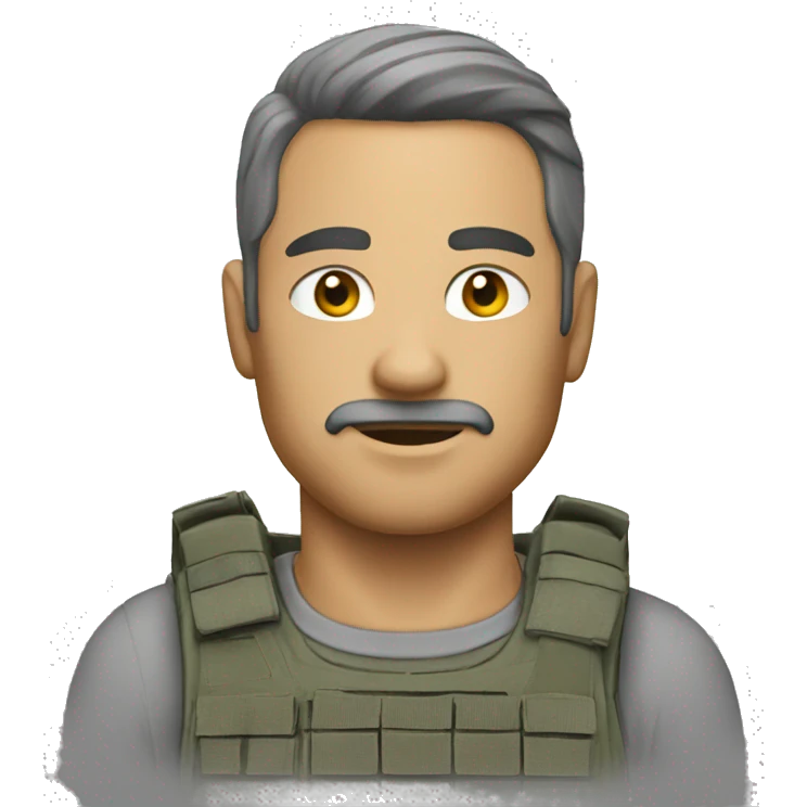 TACTICAL in grey emoji