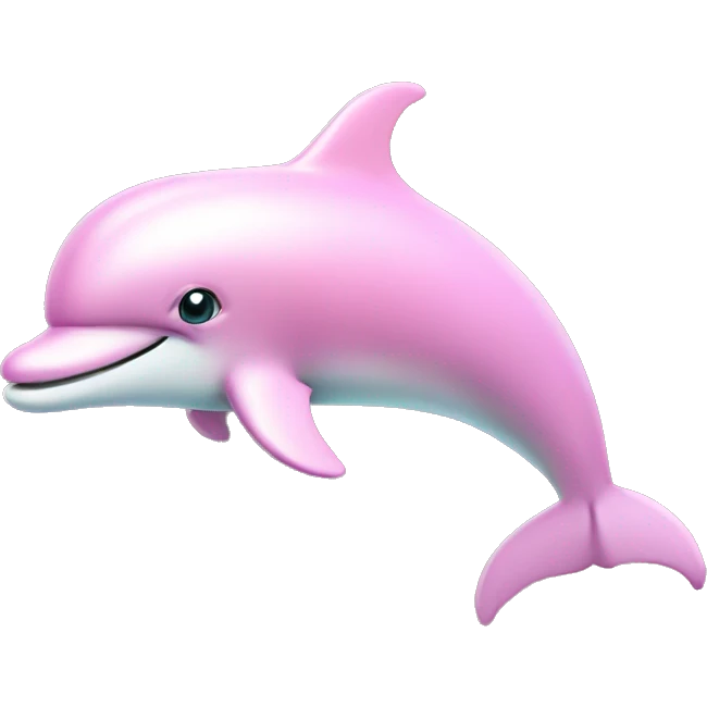 Pastel-pink-colors-dolphin emoji